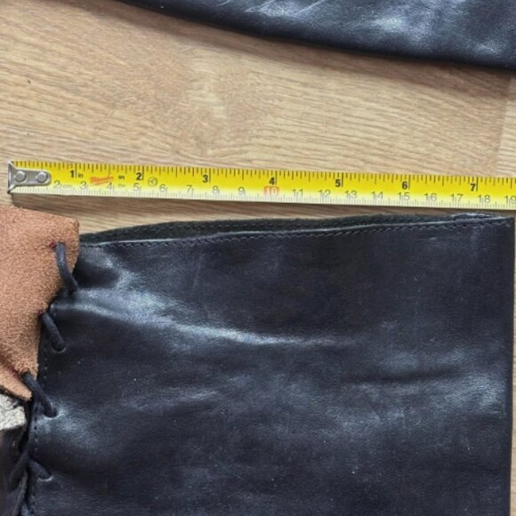 Fiorentini and Baker Black Leather Eternity OTK fold down boots 8.5 - Picture 5 of 5